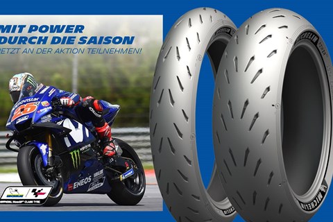 Mit Michelin nagelneue Yamaha R6 gewinnen