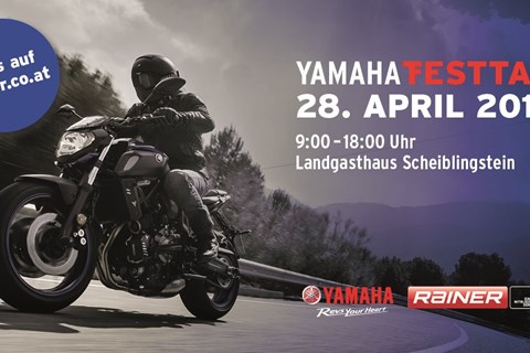 Yamaha Testtag am Exelberg - 28. April 2018
