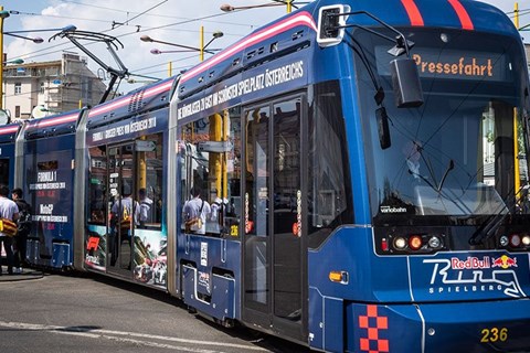 Die Grazer Straßenbahn im GP-Design