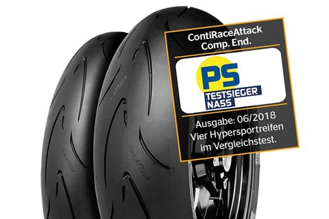 Continental Hypersport-Motorradreifen überzeugt PS-Reifentester 