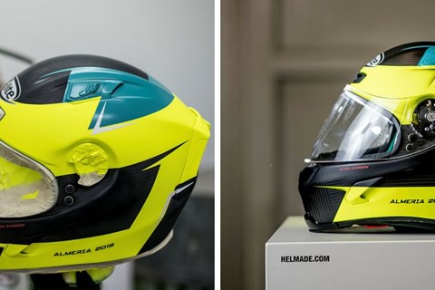 Nolan und X-lite Helme mit individuellem helmade Design