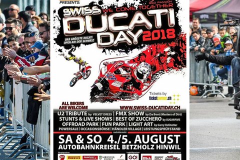 Swiss Ducati Day 2018: 4. bis 5. August