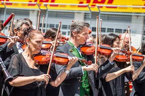Grazer Philharmoniker als kulturelles Highlight des Österreich-GP