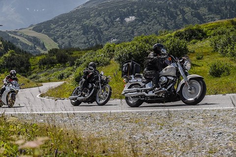 Spektakuläres Motorrad-Gipfeltreffen im Paznaun