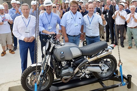 Grundsteinlegung in Wunderlich Manier