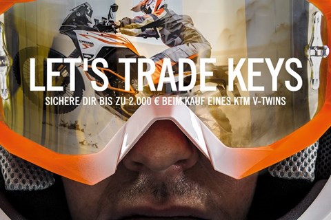 KTM Sonderaktion LET'S TRADE KEYS