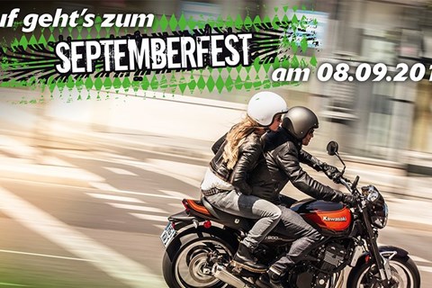 Neue Farben, junge Gebrauchte: Kawasaki feiert Septemberfest