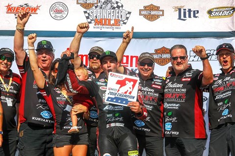 Jared Mees bei der American Flat Track Championship