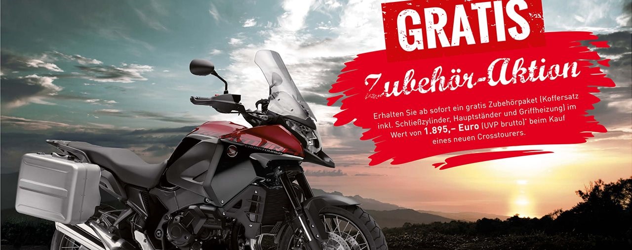 Crosstourer Zubehör-Aktion von Honda