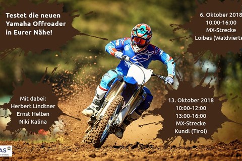 Yamaha Offroad Testtage im Oktober