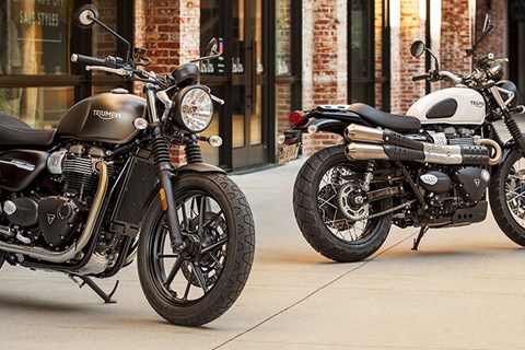 Triumph Street Scrambler und Street Twin 2019