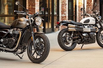 Triumph Street Scrambler und Street Twin 2019 Triumph Street Scrambler und Street Twin 2019