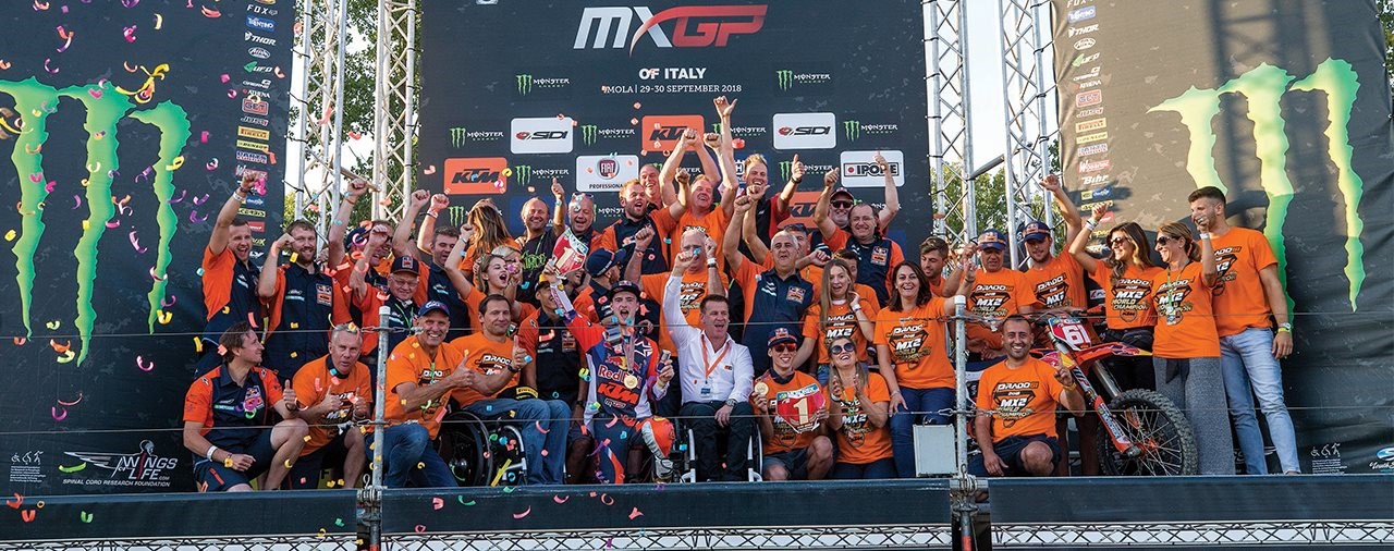 KTM und Prado feiern MX2-Motocross-Weltmeisterschaft