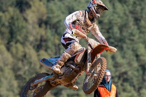 Manuel Perkhofer am Podium beim MX 2 ÖM Finale in Kirchschlag Manuel Perkhofer am Podium beim MX 2 ÖM Finale in Kirchschlag