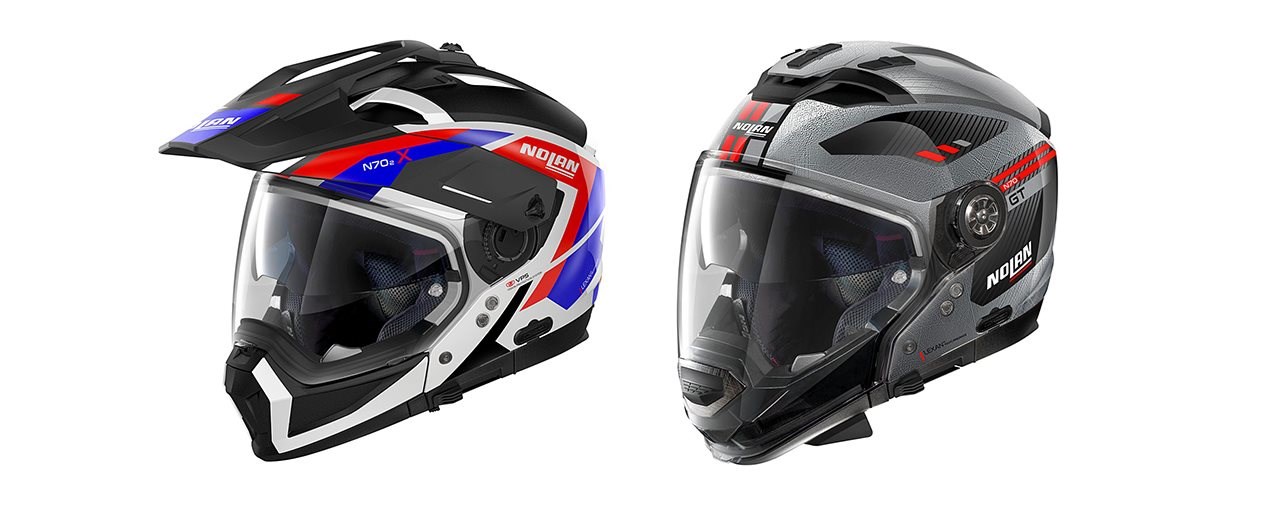 N 70-2X und N 70-2GT - Zwei neue Systemhelme von Nolan