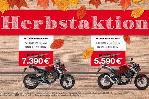 HONDA Herbstaktion 2018