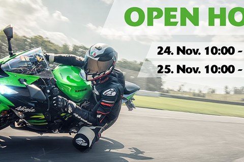 Premiere der Neuheiten 2019 am Kawasaki Open House