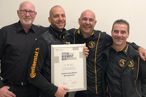 Continental-Motorradreifen ausgezeichnet