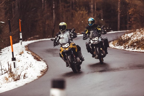 BMW F 850 GS vs. F 750 GS Wintertest 2018