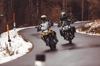 BMW F 850 GS vs. F 750 GS Wintertest 2018 BMW F 850 GS vs. F 750 GS Wintertest 2018