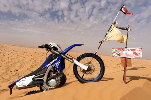 Yamaha WR 450 F im Wüstentest