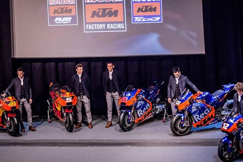 KTM präsentiert die MOTOGP Bikes für 2019