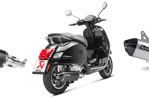 Akrapovic Auspuffanlage für die Vespa GTS 300 hpe