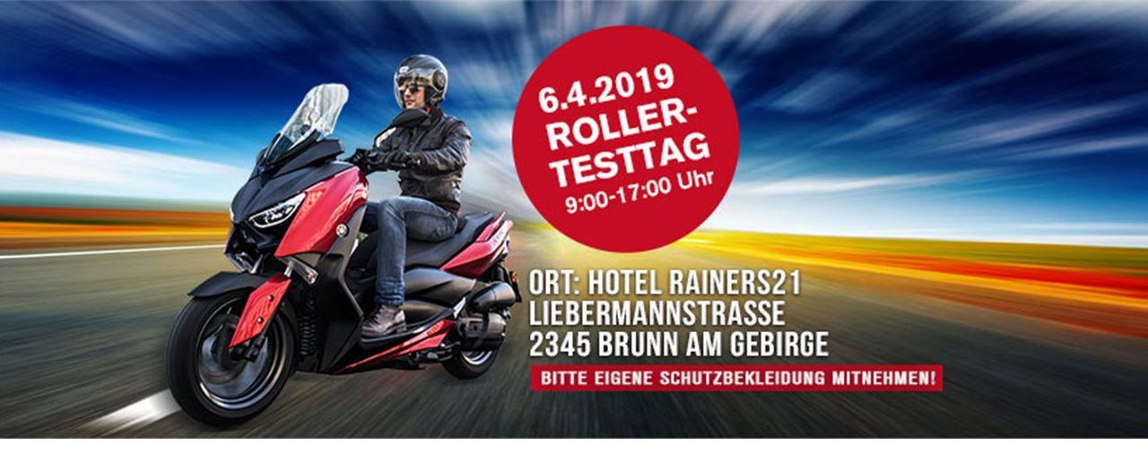 Yamaha Rainer Rollertesttag am 6.4.2019
