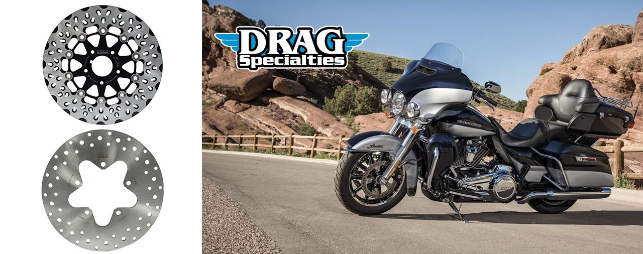 Drag Specialties Performance-Bremsscheiben für Harley-Davidson