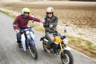Honda Monkey 125 vs. Super CUB 125 2019 Honda Monkey 125 vs. Super CUB 125 2019