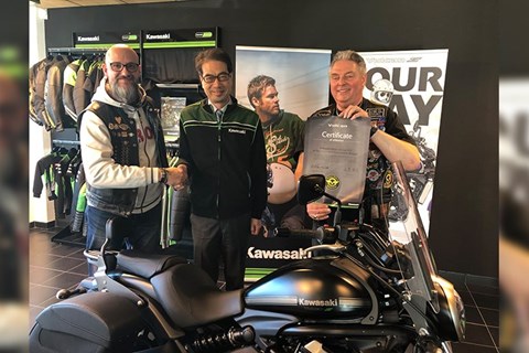 Kawasaki Europe würdigt die Vulcan Riders Association