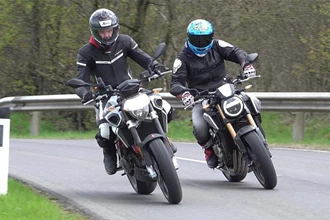 Honda CB650R vs. Aprilia Shiver 900 Vergleich 2019 Honda CB650R vs. Aprilia Shiver 900 Vergleich 2019