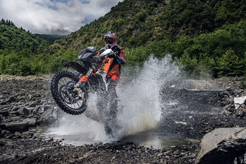 KTM 790 ADVENTURE R bei der Hellas-Rallye 2019