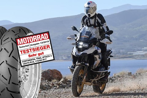 ContiTrailAttack 3 gewinnt MOTORRAD Enduroreifen-Vergleich