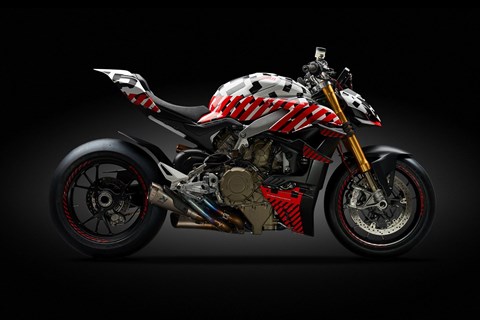 Ducati Streetfighter V4 2020 Prototyp beim Pikes Peak 