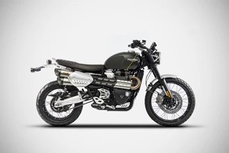 Zard Slip-On Auspuffanlage für die Triumph Scrambler 1200 Zard Slip-On Auspuffanlage für die Triumph Scrambler 1200