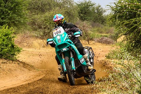 Motorrad-Weltreisender Lyndon Poskitt besucht MOTOREX