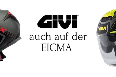 GIVI mit neuem Jethelm auf der EICMA