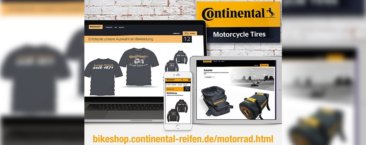 Continental eröffnet den neuen Online-Shop