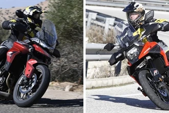 Suzuki V-Strom 1050 XT vs. Triumph Tiger 900 GT Pro 2020 Suzuki V-Strom 1050 XT vs. Triumph Tiger 900 GT Pro 2020