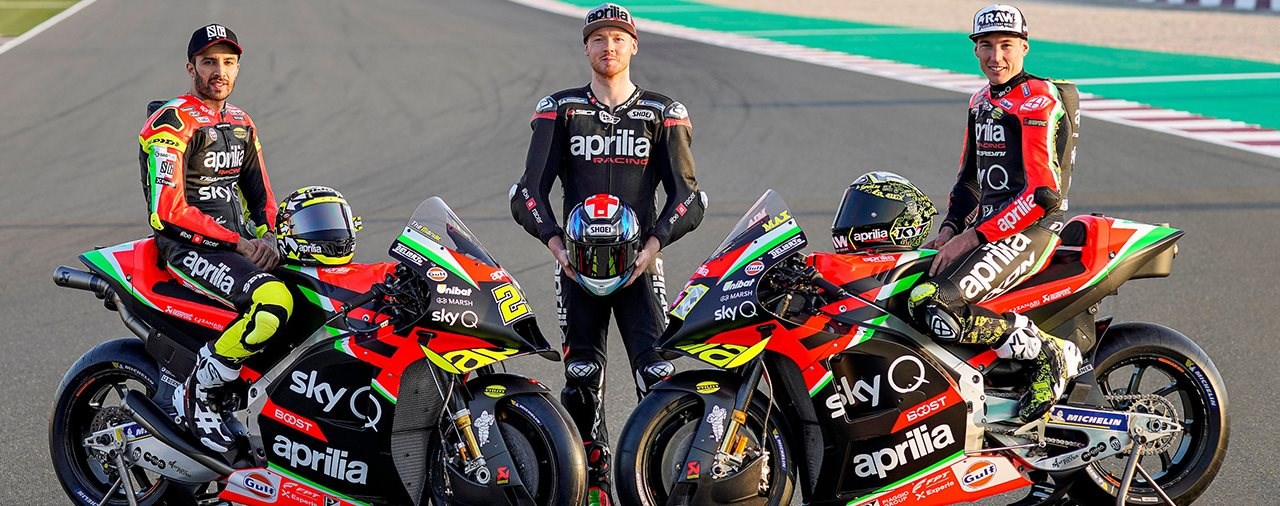 Neues Aprilia RS-GP MotoGP Motorrad 2020