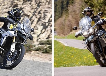 Vergleichstest Triumph Tiger 900 Rally Pro vs. Tiger 800 XCA Vergleichstest Triumph Tiger 900 Rally Pro vs. Tiger 800 XCA