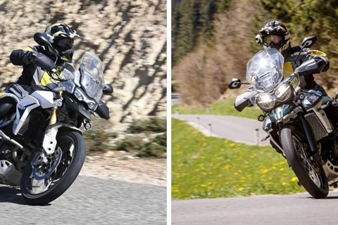 Vergleichstest Triumph Tiger 900 Rally Pro vs. Tiger 800 XCA Vergleichstest Triumph Tiger 900 Rally Pro vs. Tiger 800 XCA