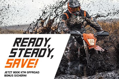 800 Euro KTM-Offroad Bonus 2020