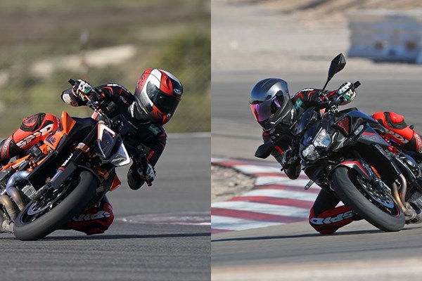 KTM 1290 Super Duke R vs. Kawasaki Z H2 2020