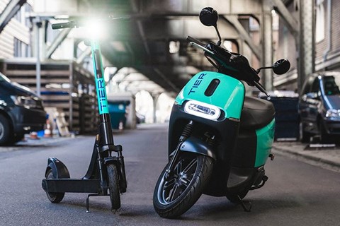 TIER Mobility kauf COUP E-Mopeds für Sharing-Angebot