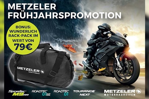 METZELER Frühjahrspromotion 2020: Wunderlich Tasche geschenkt!