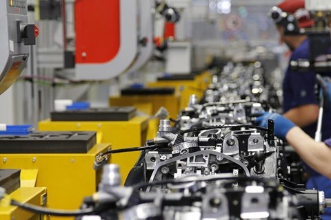 BMW Werk in Berlin-Spandau stoppt die Produktion