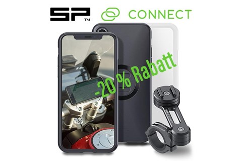 -20 % Rabatt auf SP Connect Motorrad-Produkte