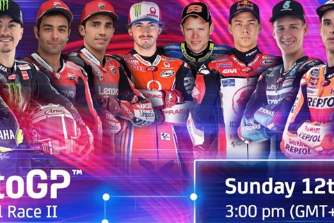 Die zweite Runde des virtuellen MotoGP findet am 12. April statt